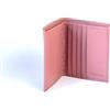BEDETTI Elegante Portafoglio da Uomo in Pelle con Apertura a Libro e Portacarte Integrato (Rosa)