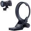 iShoot Anello di montaggio per treppiede compatibile con Panasonic Lumix S 24-105 mm F4 Macro OIS, staffa di supporto con piastra a sgancio rapido Arca-Swiss Fit per treppiede Arca Fit morsetto e