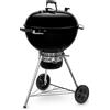 Weber GBS E-5750 Grill Carrello Carbone combustibile Nero, Argento