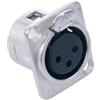Neutrik 30200580 Nc3Fd-L-1-3-Pol Xlr Chassis Connector Female