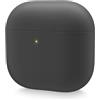 elago Liquid Hybrid Custodia Compatibile con Custodia AirPods 4 - Protezione a Tre Strati, Ricarica Wireless, Resistente agli Urti, Facilmente Pulibil (Nero)