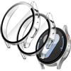 JETech Cover con Pellicola Protettiva per Galaxy Watch 7 44mm, Trasparente