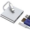 Kefiany Adattatore USB C HDMI 3.0 Multiport (3in1) Per Apple iPhone 15 MacBook iPad Type C Adapter Tipo C Cavo Ricarica DisplayPort 4K Digital AV OTG Splitter compatibile per Samsung TV Convertitore tp-3in1