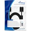 MediaRange cavo monitor SVGA, VGA/VGA, con ferrite, 3 metri - Nero - MRCS114