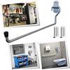 Parpyon® Nuovo Portarotolo industriale a muro porta asciugamani bagno per rotoloni asciugatutto Ideale in cucina, garage, palestra, per bobina carta asciugamani monouso (Mod.2)