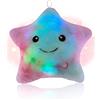 Shengou Cuscino con Led,Cuscini a Forma di Stella,Cuscino Forma Stella,Cuscino Luminoso Notte,Cuscino Stella Bambina,Cuscino a Forma di Stella,Cuscino Stella Bambini,Deco Stella Cuscino (colore)