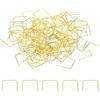 PATIKIL 13x12mm Ganci per Lampadari Cristalli, Accessori per Lampade in Cristallo 200Pz Clip per Cristalli per Fissare Parti di Cristallo, Sostituzioni per Lampadari, Oro