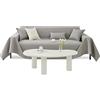 VanderHOME Alta Qualità Impermeabile divano Copertura 1/2/3 posti Morbido Confortevole Caldo Elasticizzato Copridivano Non Slip Grande Prevenzione della polvere Copridivano 190 * 130cm Grigio chiaro