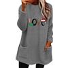 CXKOLD Maglioni Natalizi Famiglia Vestiti Natale Donna Pigiama Donna Invernale Intero Pigiama Allattamento Invernale Felpa Blu Donna con Zip Leggera Idee Regalo Ragazza Giacca Felpa Donna Felpa con