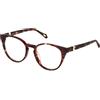 Just Cavalli Eyeglass Frame Vjc046v Shiny Havana/Violet 51/19/140 Donna Occhiali