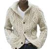 Babao Cardigan con Collo a Scialle da Uomo, Cardigan Lavorato a Maglia con Bottoni, Giacca a Maglia Grossa