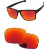 PapaViva Lenti di ricambio per occhiali da sole Oakley Sliver XL OO9341 57 mm, Rosso fuoco, Sliver XL