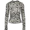 Urban Classics Maglia Da Donna A Maniche Lunghe Con Scollo A Tartaruga, T-shirt Donna, Asfalto/Nero, L