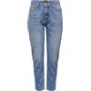 ONLY Onltonni Boyfriend DNM Dot529 Jeans, Mix Blu Chiaro, 28W x 32L Donna