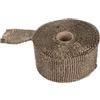 Topiky Avvolgitubo Ignifugo, Nastro Antiscottatura Protezione Canna Fumaria Stufa, Fettuccia Isolante per Tubi con 2 Clip per Tubo Forno Tubi di Scarico Moto