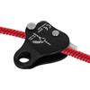 HERCHR Arrampicata Corda Grab, Autobloccante Arresto Discensore Arrampicata Corda Stopper Salvataggio Rappel Anello Attrezzatura da Arrampicata per Corda 8-13mm(Nero)