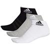 Adidas DZ9364, Socks Uomo, Medium Grey Heather/White/Black, M