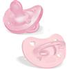 Chicco Gommotto Chicco PhysioForma Soft Silicone 6-16m Rosa 2Pz