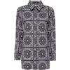 CHANEL Pre-Owned - Camicia con stampa anni '10-'20 - Donna - cotone/spandex/elastam - 48 - Nero