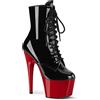 Pleaser USA Pleaser Adore-1020 Blk Pat/Red 42