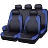 SARCX 9 Pezzi Auto Set Coprisedili per Mercedes-Benz Classe A A200 A180 W169 A160 A150 W169 A170 A180 W169 A200 W169 E-Cell W169, Cuscino Del Sedile Traspirante Antiscivolo Impermeabile,Copri Sedili Auto