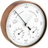 TFA Dostmann Stazione Meteo analogica, 20.2027.51 per Uso Interno ed Esterno, Resistente alle intemperie, barometro, termometro, igrometro, per previsioni del Tempo