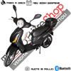 Bici Elettrica Scooter Velocipede Vitale NJT-007 250W 20Ah 48V Batteria a Grafene-Nero Opaco Matt