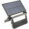 Avilia Faretto Solare da Muro con Sensore Crepuscolare e di Movimento - Lampada a LED da Esterni, 12W, 5000K, 1500 lm, 35 LED, Batteria 3.7V, 3 Ah