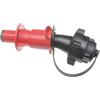 Hünersdorff Sistema di riempimento di sicurezza per carburante, colore nero/rosso, confezione self-service