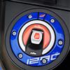 Resin Bike Adesivi Moto Compatibile con KTM 1290 Super Adventure R 2021. Protezione Tappo Serbatoio da Urti e Graffi. Adesivo Resinato Effetto 3D - Made in Italy