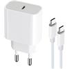 Acce2S Caricabatterie rapido per Honor 200 Lite, 90 Smart, 90 Lite, 70 Lite/Magic 6 Lite, 5 Lite / X6... 20W Cavo USB-C