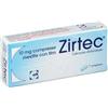 FARMA 1000 Srl Zirtec Cetirizina 10mg 7 Compresse - Trattamento Rinite Allergica, Antistaminico Orale