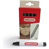Oregon Multi Surface Marking Crayon - Confezione da 12 Pastelli Professionali con Struttura Antiscivolo a 6 Lati, Scrivono su Legno, Metallo, Cemento, Piastrelle, Ceramica, Plastica e Vetro - Nero