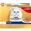 Purina Cat Gourmet Gold Mousse Multipack - Confezione Da 24×85 Gr