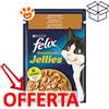 Purina Cat Felix Sensations Jellies Tacchino con Spinaci in Gelatina - Bustina Da 85 Gr - CONFEZIONE RISPARMIO