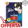 Purina Cat Felix le Ghiottonerie Manzo in Gelatina - Bustina Da 85 Gr - CONFEZIONE RISPARMIO