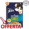 Purina Cat Felix le Ghiottonerie Coniglio in Gelatina - Bustina Da 85 Gr - CONFEZIONE RISPARMIO