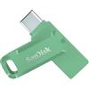 SanDisk Ultra Dual Drive Go USB 256GB unità flash USB USB Type-A / USB Type-C 3.2 Gen 1 (3.1 Gen 1) Verde