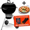 Weber Barbecue a carbone Master Touch GBS E-5750 cm 57 Nero + Pietra Pizza GBS (14701004+8861)