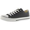 victoria Sneaker Tribu Effetto Pelle & Lacci Bianchi 1065184 per Donna Negro 41