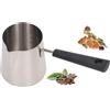 ZPSHYD Scaldaburro e caffè con manico lungo- Caffettiera turca e mini pentolino per sciogliere il burro, completo di ugello per schiumare il latte - Combo tazza per latte art e piccola brocca per il latte