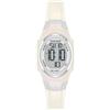 Armitron - Orologio sportivo da donna, digitale, con cronografo, cinturino in resina, 45/7044, Bianco Perlescente