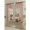 Gardinenbox Fadenstore 20304-Tenda a Fili con Occhielli, 140 x 250 cm, Colore: Rosa, Tessuto, 140 x 250 (BxH)