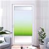 Khome K-Home® Tenda plissettata Klemmfix, colore verde, 40 x 210 cm (larghezza x altezza x profondità)