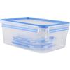Emsa Clip & Close 017032508568 Contenitore Salvafreschezza, Plastica, Set 5 Pezzi, 0.15/0.25/0.55/1.00/3.70 l