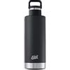 Esbit Bottiglia Isolante Sculptor | Acciaio Inox | Senza BPA | Nero, Argento, Verde | 0,75L e 1L | Acqua, Bici e Sport