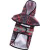 POPETPOP Poncho Pet Con Cappuccio Cappotto Cucciolo Per Riflettente Nero Piccolo Rosso Da Corsa E Impermeabile Impermeabile Medio All'aperto Gatto Giacca Cani Pioggia Da Passeggio