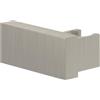 Villeroy & Boch Universal Showers supporto per doccetta, supporto per soffione a parete, supporto per doccia in robusto ottone, compatibile con molte doccette, quadrato, nichel spazzolato opaco