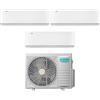 Hisense Condizionatore Climatizzatore Hisense Trial Split Inverter R-32 Serie Energy Pro X 9000+9000+9000 BTU Con 3AMW62U4RJC Wi-Fi Integrato 9+9+9