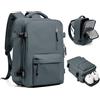 SEAFEW Zaino da Viaggio per Ryanair 40x20x25 Bagaglio a Mano Borse da Cabina Il Sedile Aereo Donna Borsa Cabina Travel Casual Daypack, Grigio Blu